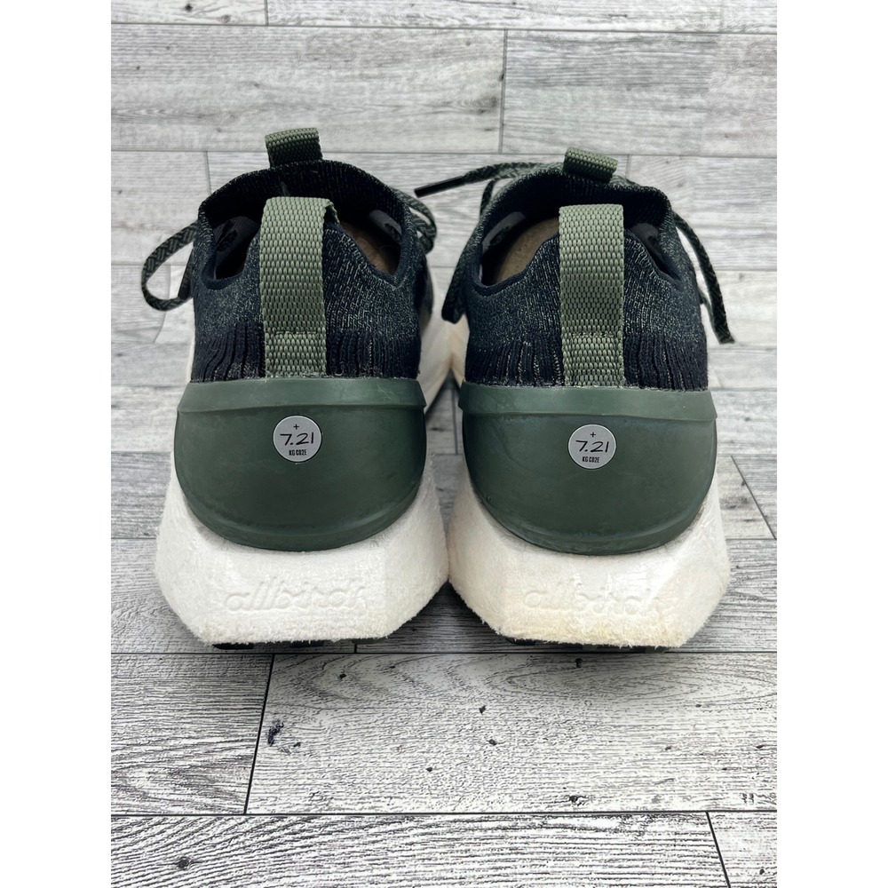 Allbirds Tree Flyer 2 Women Sz 8.5 Dark Green Black Running Shoes A10159W085 - Picture 4 of 10